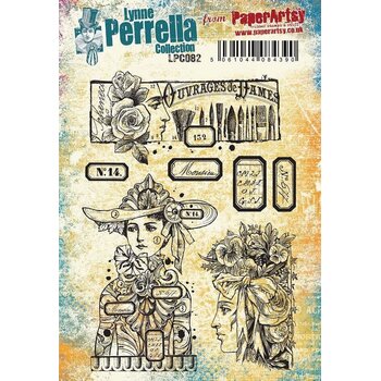 PAPER ARTSY PAPER ARTSY LYNNE PERRELLA COLLECTION LPC082 CLING STAMP SET