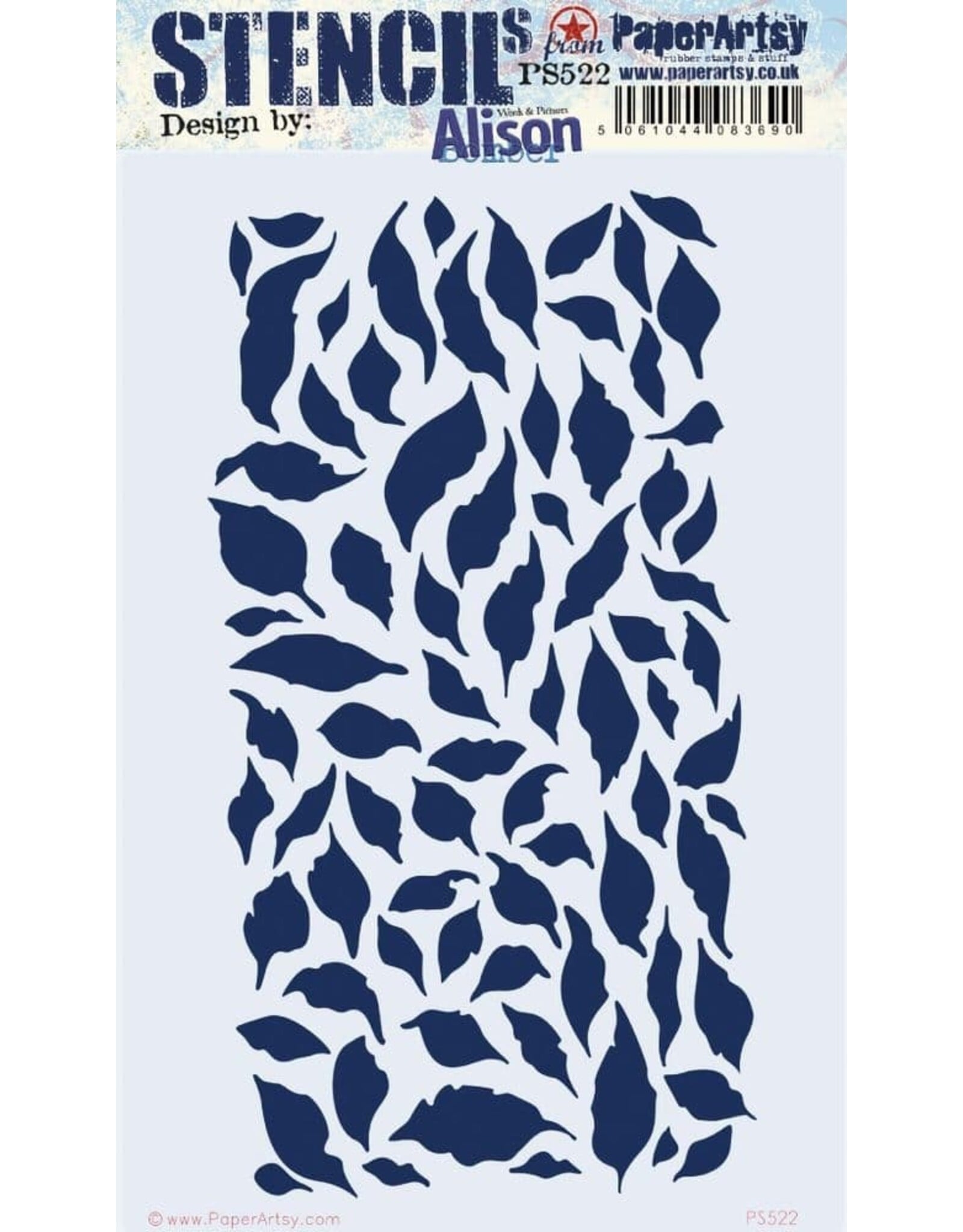 PAPER ARTSY PAPER ARTSY ALISON BOMBER PS522 STENCIL