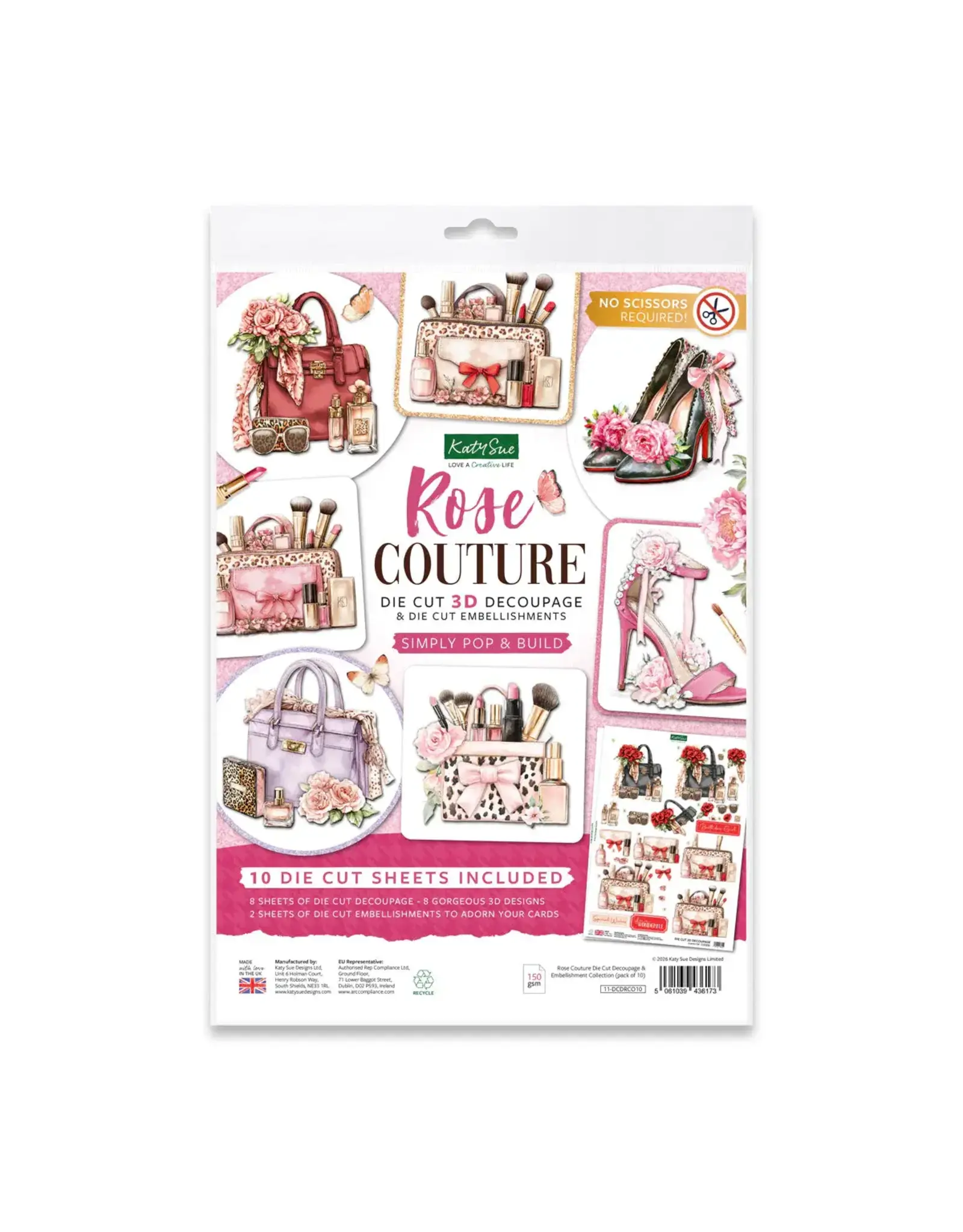 KATY SUE KATY SUE ROSE COUTURE DIE CUT DECOUPAGE COLLECTION