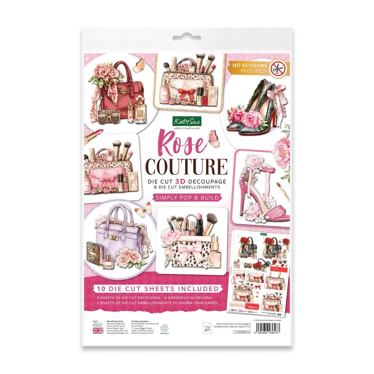 KATY SUE KATY SUE ROSE COUTURE DIE CUT DECOUPAGE COLLECTION