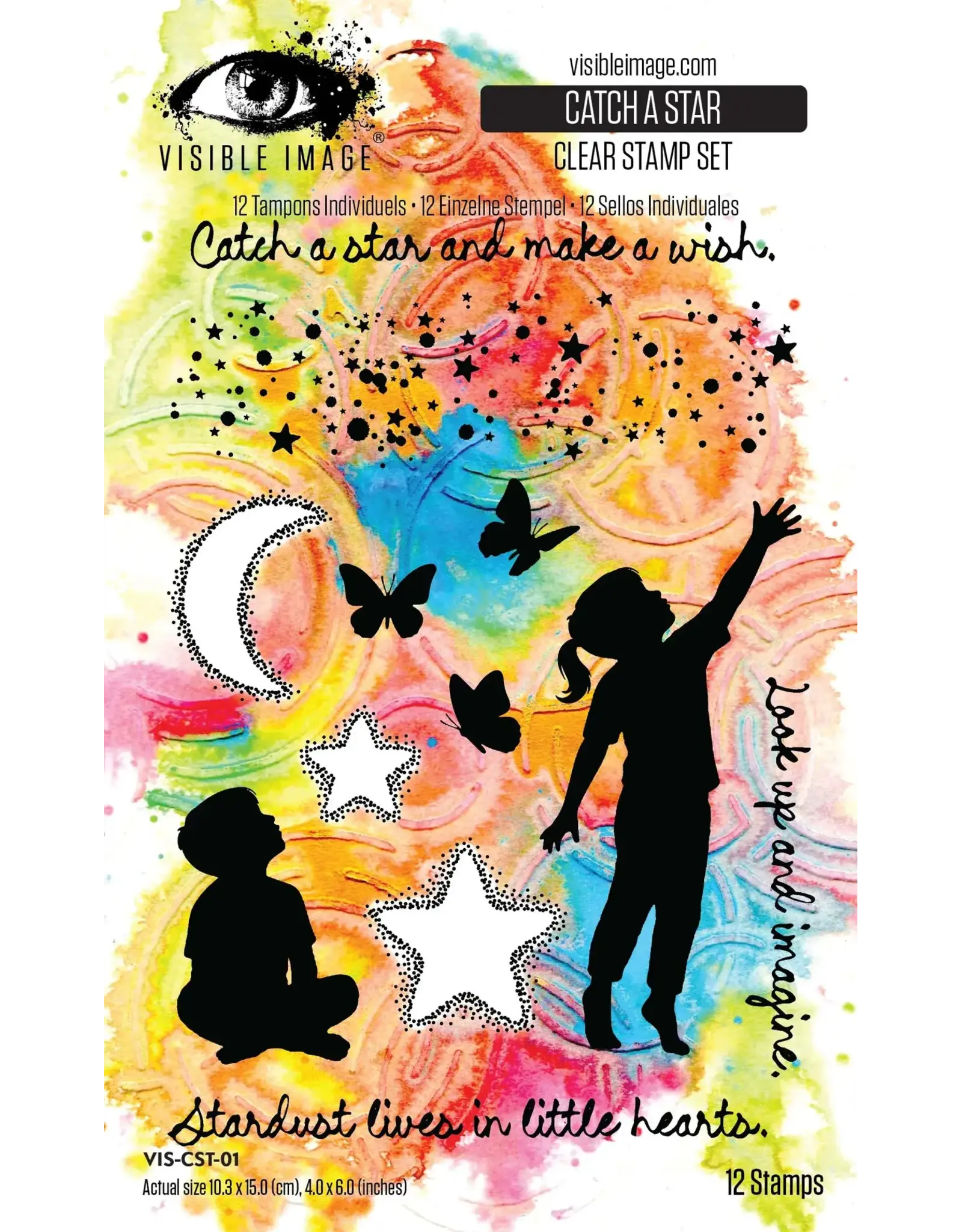 VISIBLE IMAGE VISIBLE IMAGE CATCH A STAR CLEAR STAMP SET