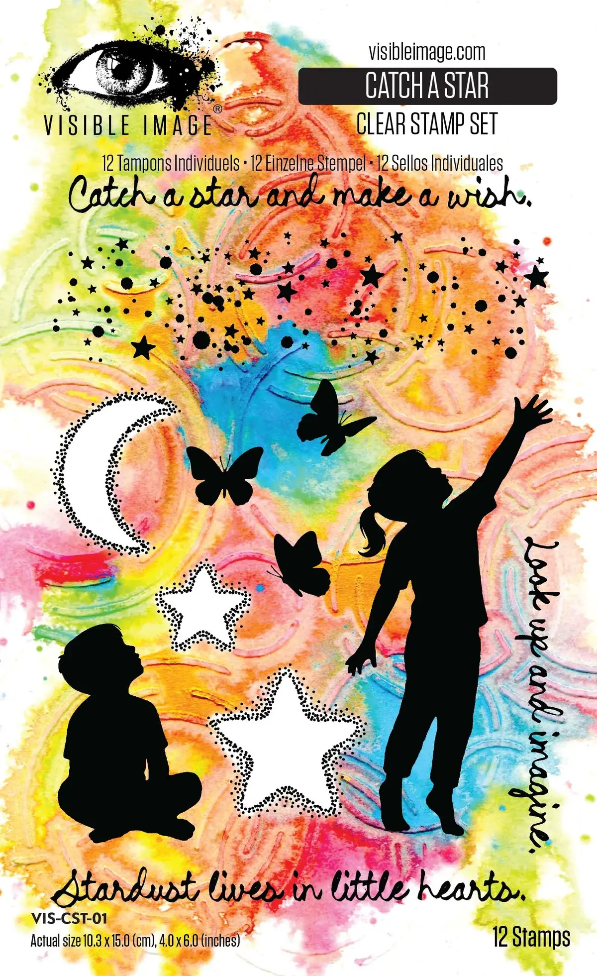 VISIBLE IMAGE CATCH A STAR CLEAR STAMP SET