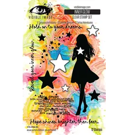 VISIBLE IMAGE VISIBLE IMAGE INNER GLOW CLEAR STAMP SET