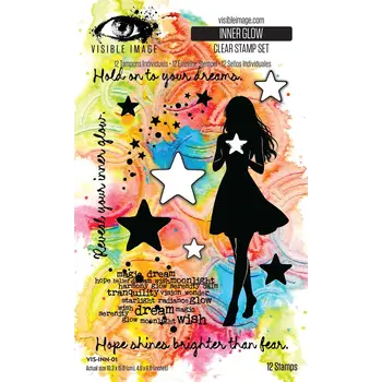 VISIBLE IMAGE INNER GLOW CLEAR STAMP SET