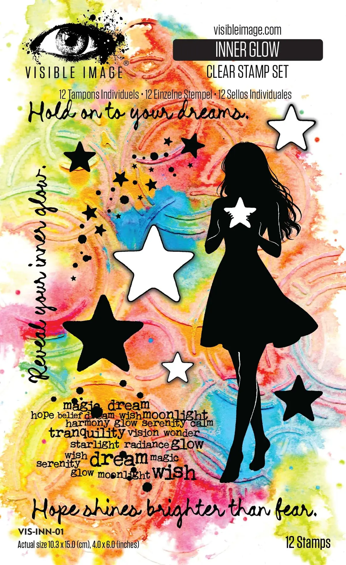 VISIBLE IMAGE INNER GLOW CLEAR STAMP SET