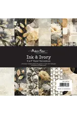 PAPER ROSE PAPER ROSE INK & IVORY 6x6 PAPER COLLECTION