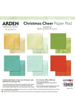 ARDEN CREATIVE STUDIO ARDEN CREATIVE STUDIO CHRISTMAS CHEER SOLIDS 12x12 PAPER PAD 24 SHEETS