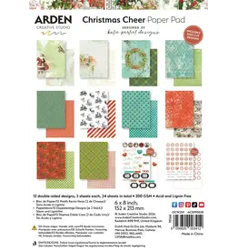 ARDEN CREATIVE STUDIO ARDEN CREATIVE STUDIO CHRISTMAS CHEER 6x8 PAPER PAD