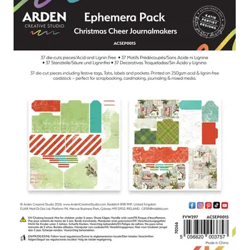 ARDEN CREATIVE STUDIO ARDEN CREATIVE STUDIO CHRISTMAS CHEER JOURNALMAKERS EPHEMERA DIE-CUTS