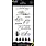 ARDEN CREATIVE STUDIO ARDEN CREATIVE STUDIO MAKER SERIES CARDMAKER ESSENTIALS 4x8 CLEAR STAMP SET