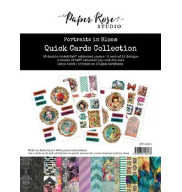 PAPER ROSE PAPER ROSE PORTRAITS IN BLOOM 6x8 QUICK CARDS COLLECTION