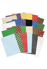 HUNKYDORY CRAFTS LTD. HUNKYDORY MATT-TASTIC FESTIVE FOILER EDGE-TO-EDGE CARDSTOCK BUNDLE
