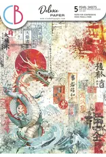 CIAO BELLA CIAO BELLA LAND OF THE RISING SUN A4 DELUXE PEARL PAPER 5 SHEETS