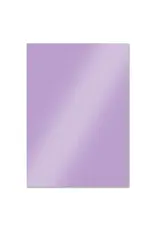 HUNKYDORY CRAFTS LTD. HUNKYDORY LILAC SHIMMER A4 MIRRI CARD ESSENTIALS 10 SHEETS