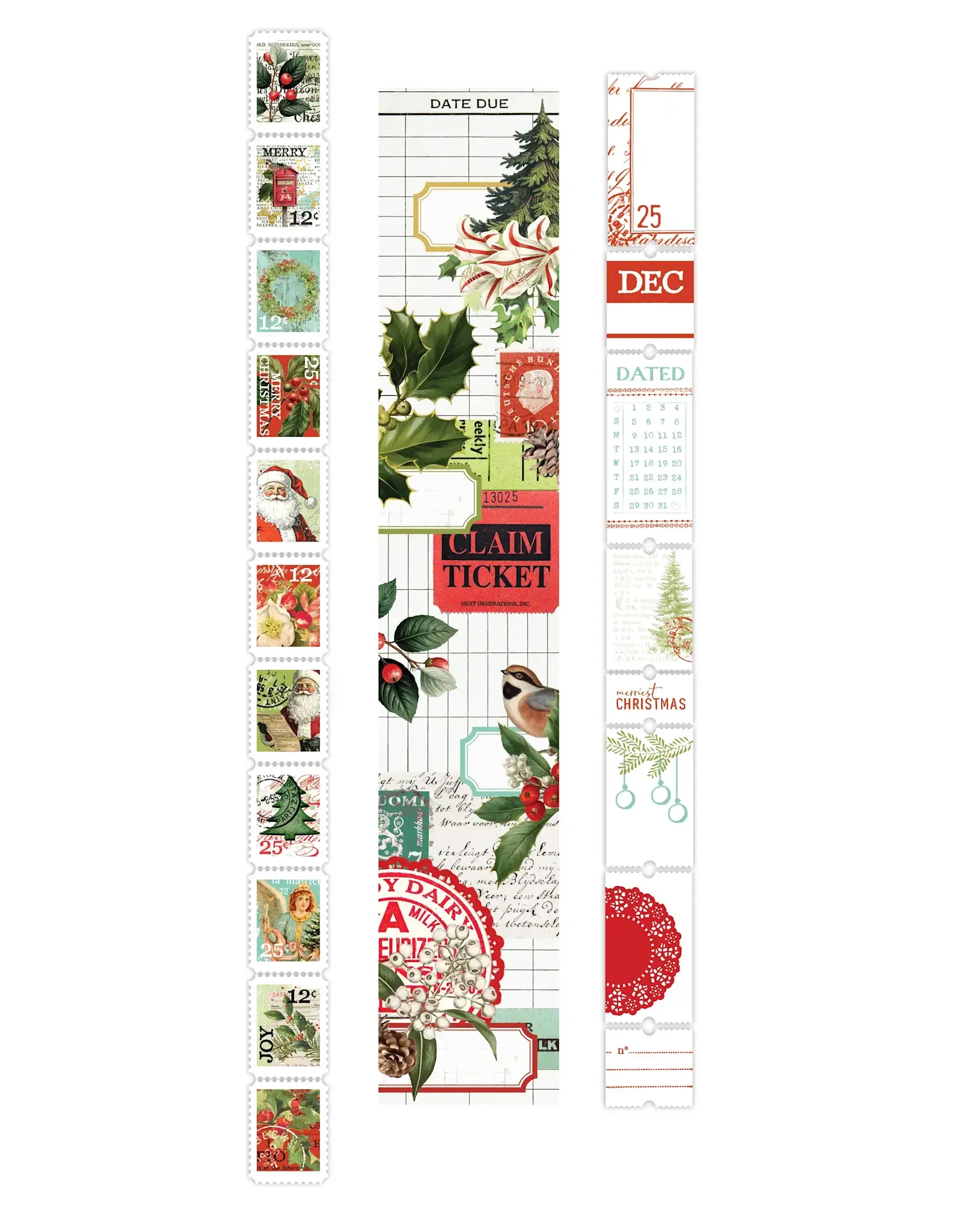 ARDEN CREATIVE STUDIO ARDEN CREATIVE STUDIO CHRISTMAS CHEER EPHEMERA ROLLS