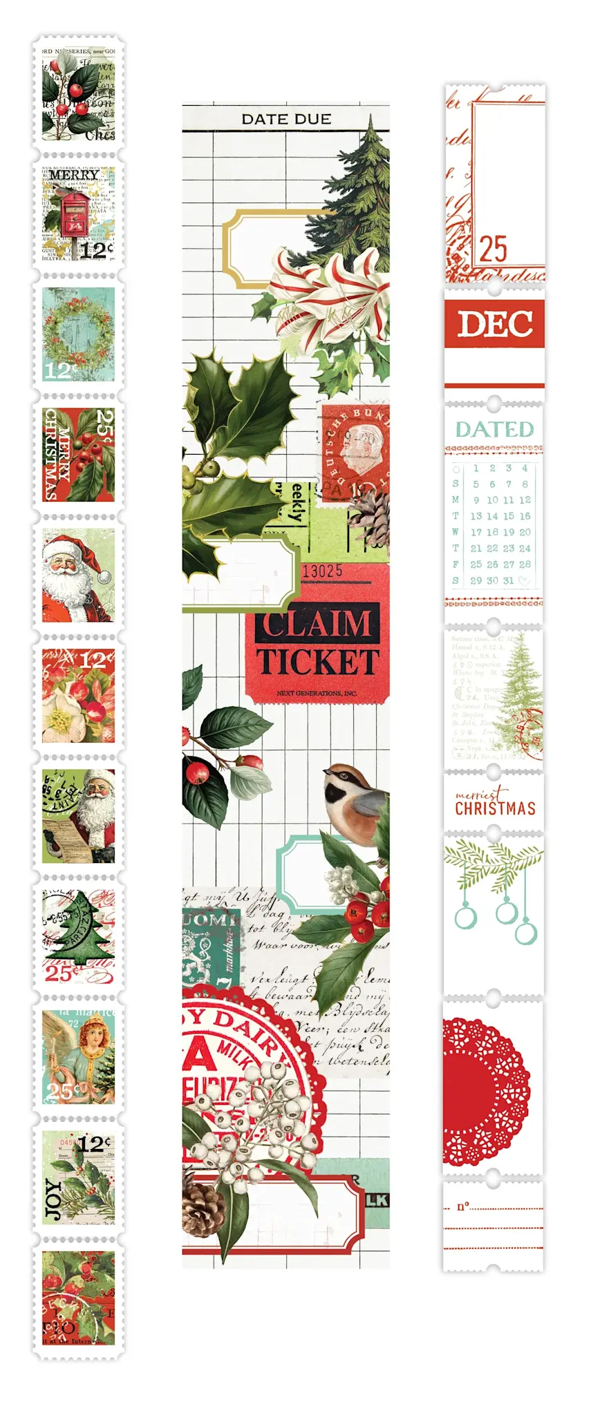 ARDEN CREATIVE STUDIO ARDEN CREATIVE STUDIO CHRISTMAS CHEER EPHEMERA ROLLS