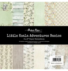 PAPER ROSE PAPER ROSE LITTLE KOALA ADVENTURES 6x6 BASICS PAPER COLLECTION
