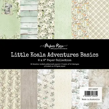 PAPER ROSE PAPER ROSE LITTLE KOALA ADVENTURES 6x6 BASICS PAPER COLLECTION