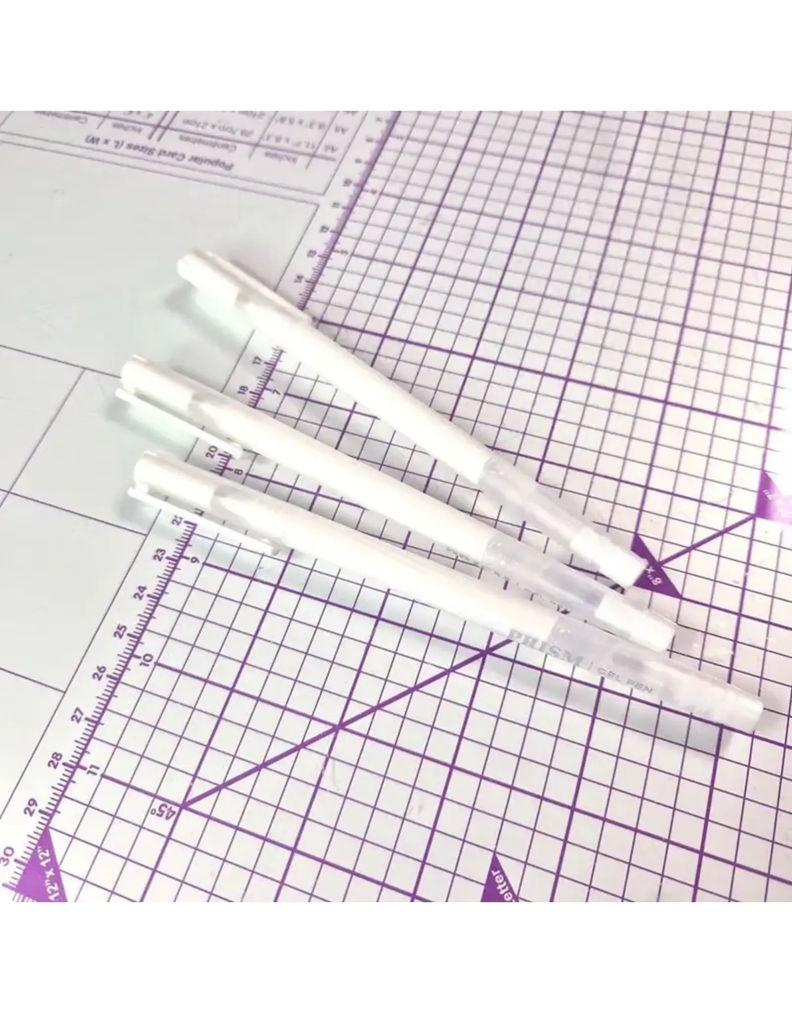 HUNKYDORY CRAFTS LTD. HUNKYDORY WHITE PRISM GEL PENS 3/PK