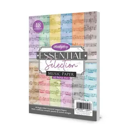 HUNKYDORY CRAFTS LTD. HUNKYDORY ESSENTIAL SELECTION MUSIC PAPER A5 PAPER PAD