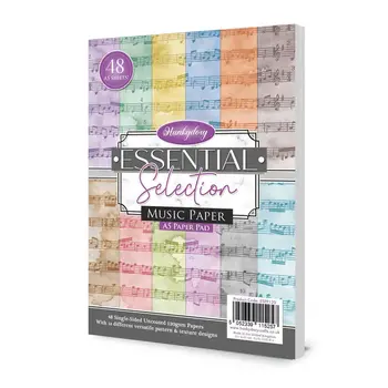 HUNKYDORY CRAFTS LTD. HUNKYDORY ESSENTIAL SELECTION MUSIC PAPER A5 PAPER PAD