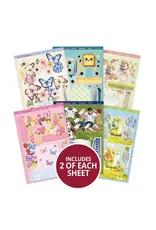 HUNKYDORY CRAFTS LTD. HUNKYDORY SIDE-POP STEPPER CARDS - SILVER SET 2