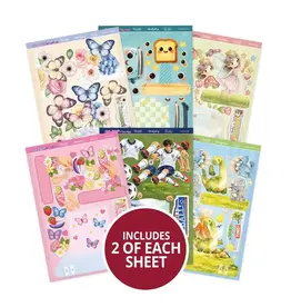 HUNKYDORY CRAFTS LTD. HUNKYDORY SIDE-POP STEPPER CARDS - SILVER SET 2