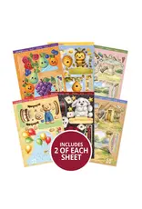 HUNKYDORY CRAFTS LTD. HUNKYDORY SIDE-POP STEPPER CARDS - GOLD SET 1
