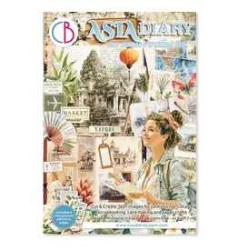 CIAO BELLA CIAO BELLA ASIA DIARY JUNK JOURNAL & EPHEMERA 32/PK
