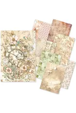 CIAO BELLA CIAO BELLA CRAFTMIX LOST IN TIME MIXED A5 TISSUE & VELLUM PAPER 8/PK