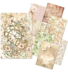 CIAO BELLA CIAO BELLA CRAFTMIX LOST IN TIME MIXED A5 TISSUE & VELLUM PAPER 8/PK