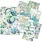 CIAO BELLA CIAO BELLA CRAFTMIX EDGE OF THE OCEAN MIXED A5 TISSUE & VELLUM PAPER 8/PK