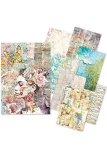 CIAO BELLA CIAO BELLA CRAFTMIX THE SOUND OF SPRING MIXED A5 TISSUE & VELLUM PAPER 8/PK