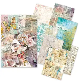 CIAO BELLA CIAO BELLA CRAFTMIX THE SOUND OF SPRING MIXED A5 TISSUE & VELLUM PAPER 8/PK