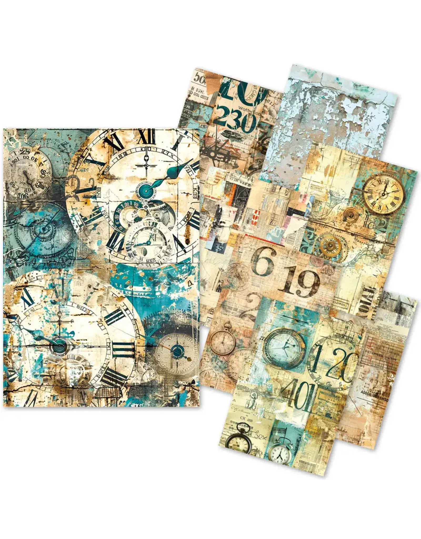 CIAO BELLA CIAO BELLA FRAGMENTS OF TIME A5 TISSUE PAPER 24/PK
