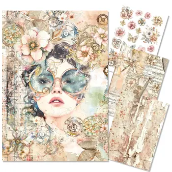 CIAO BELLA CIAO BELLA LOST IN TIME A4 RICE PAPER 4 SHEETS