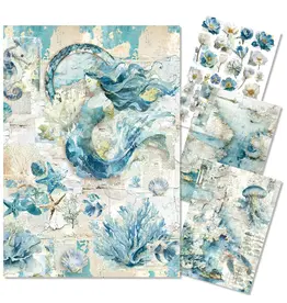 CIAO BELLA CIAO BELLA EDGE OF THE OCEAN A4 RICE PAPER 4 SHEETS