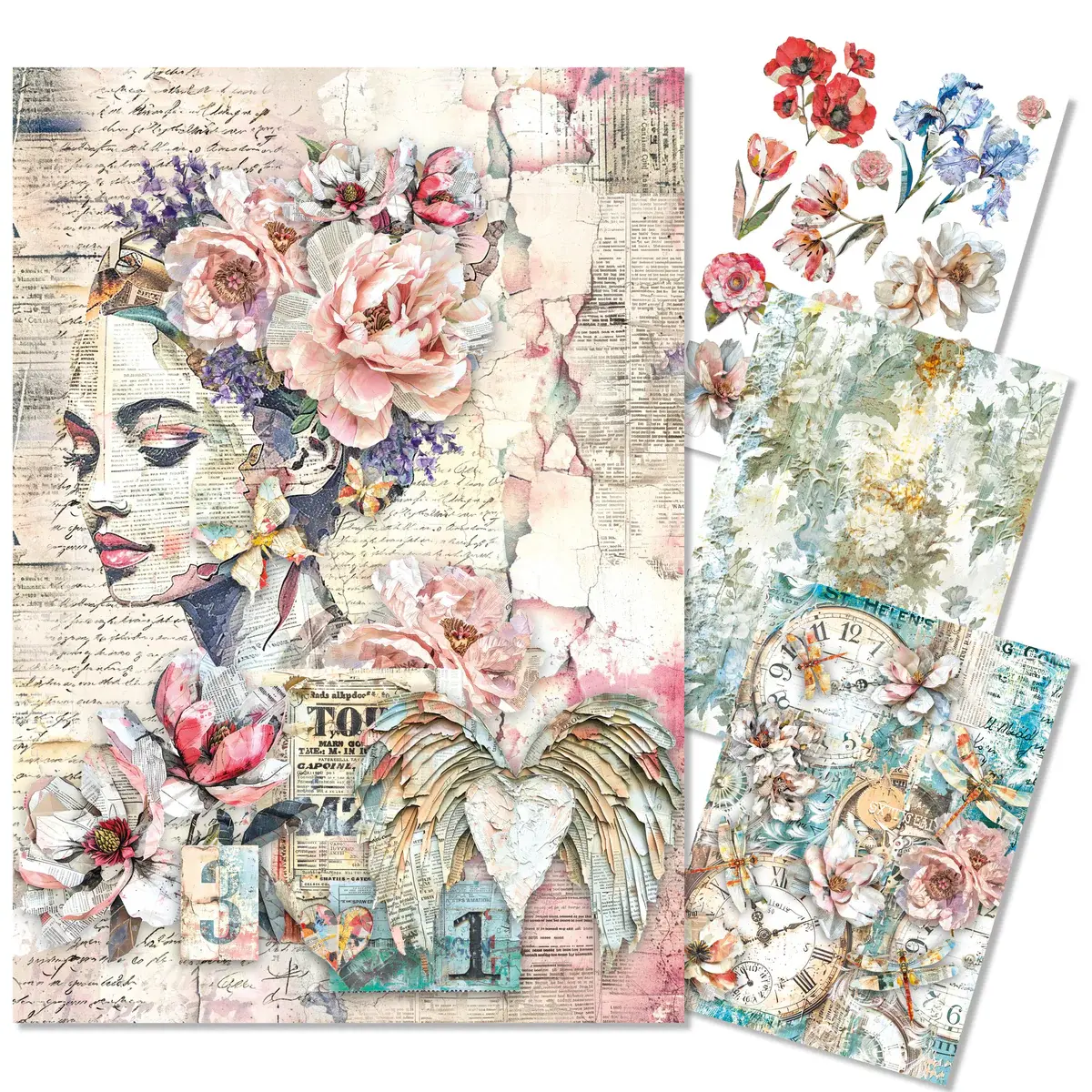 CIAO BELLA CIAO BELLA THE SOUND OF SPRING A4 RICE PAPER 4 SHEETS