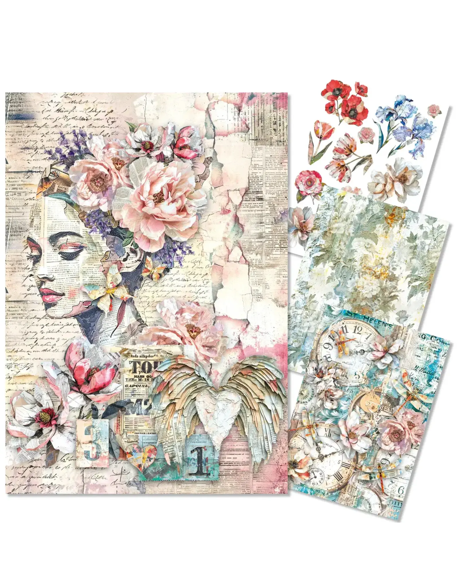 CIAO BELLA CIAO BELLA THE SOUND OF SPRING A4 RICE PAPER 4 SHEETS