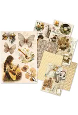 CIAO BELLA CIAO BELLA SEVENTIES MIXED A5 RICE PAPER 8/PK