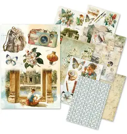 CIAO BELLA CIAO BELLA ASIA DIARY MIXED A5 RICE PAPER 8/PK