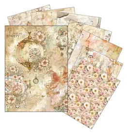 CIAO BELLA CIAO BELLA LOST IN TIME MIXED A5 RICE PAPER 8/PK