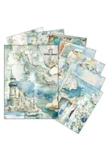 CIAO BELLA CIAO BELLA EDGE OF THE OCEAN MIXED A5 RICE PAPER 8/PK