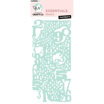 STUDIOLIGHT STUDIOLIGHT CREATIVE CRAFTLAB ESSENTIALS NUMBERS MASKS STENCIL