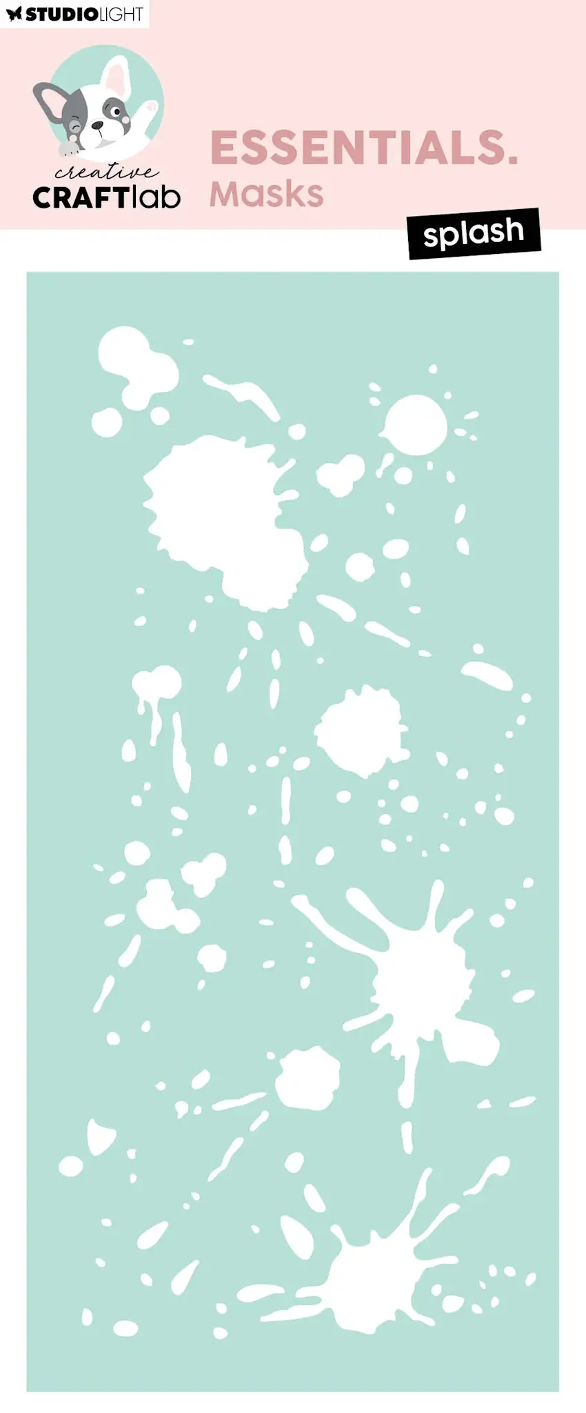 STUDIOLIGHT STUDIOLIGHT CREATIVE CRAFTLAB ESSENTIALS SPLASH MASKS STENCIL