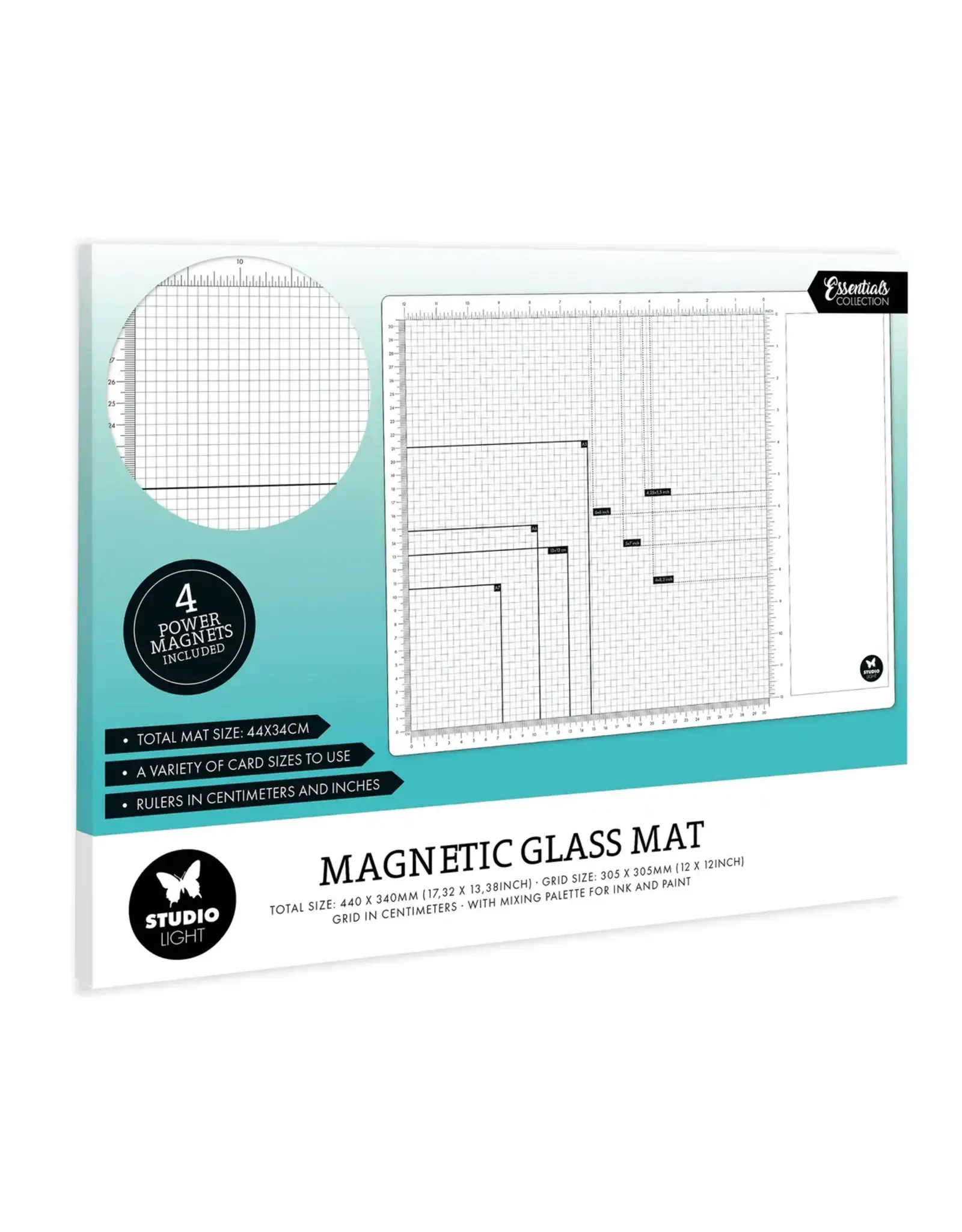 STUDIOLIGHT STUDIOLIGHT ESSENTIALS COLLECTION MAGNETIC GLASS MAT