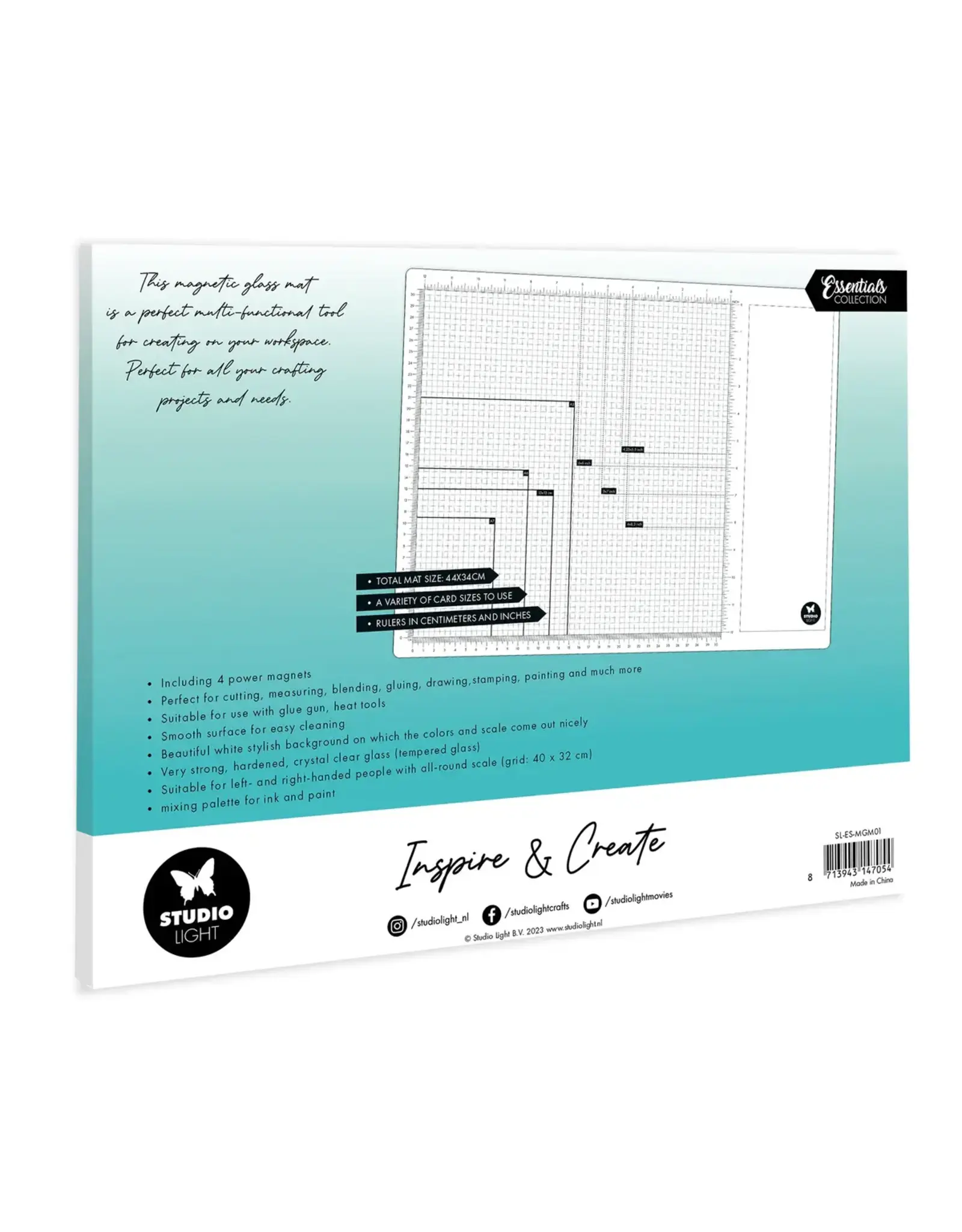 STUDIOLIGHT STUDIOLIGHT ESSENTIALS COLLECTION MAGNETIC GLASS MAT