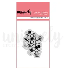 UNIQUELY CREATIVE UNIQUELY CREATIVE BOTANICAL HONEYCOMB CLEAR STAMP