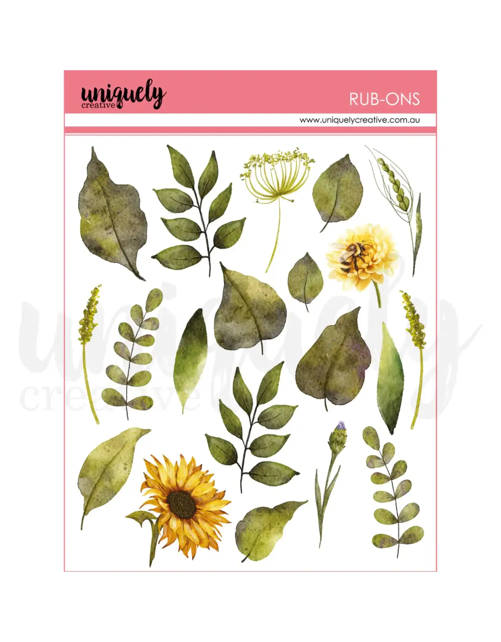 UNIQUELY CREATIVE UNIQUELY CREATIVE NATURE RUB-ONS
