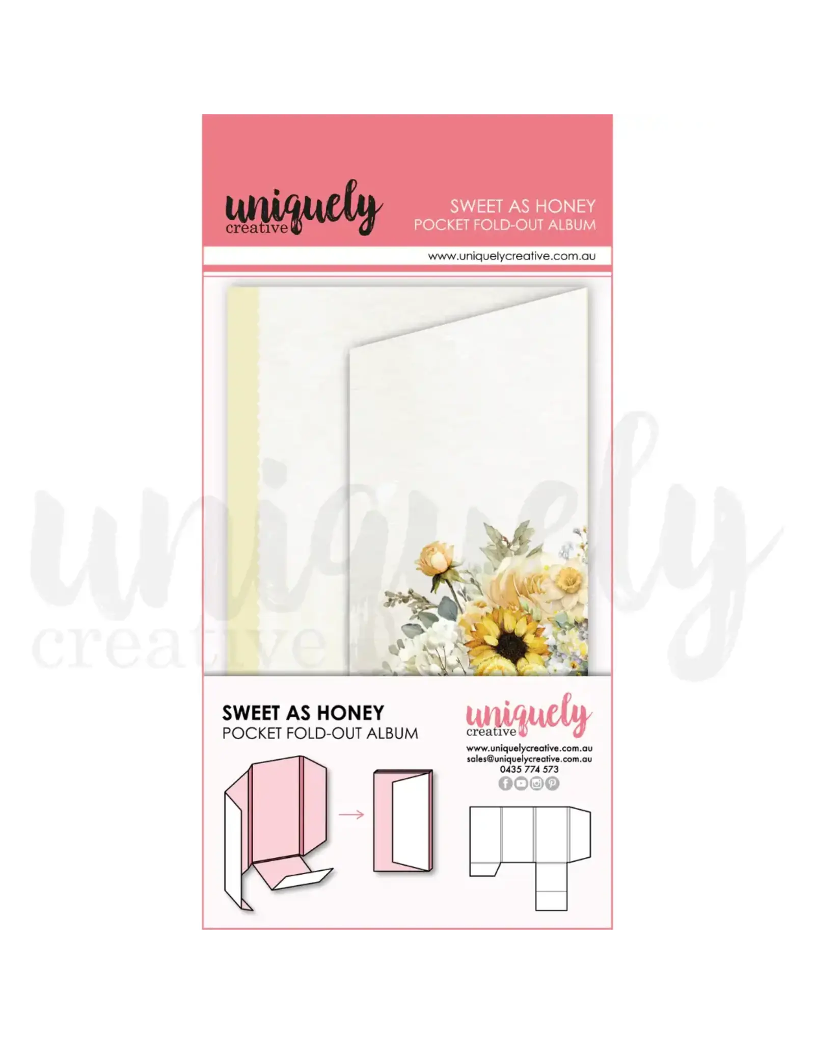 UNIQUELY CREATIVE UNIQUELY CREATIVE SWEET AS HONEY POCKET FOLD-OUT ALBUM